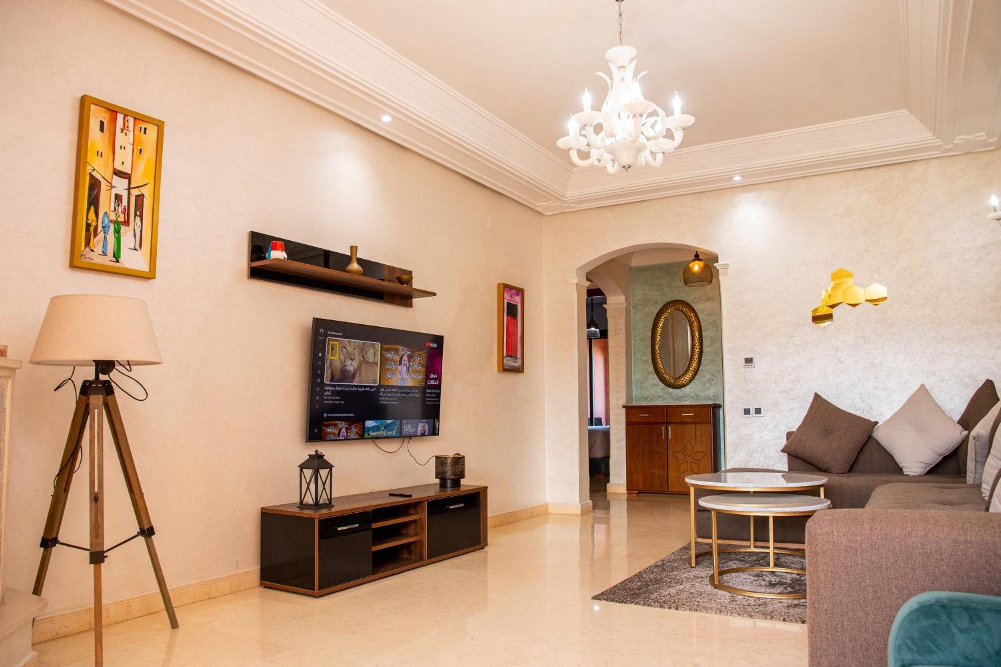 Tibouda House Deluxe Avec Piscine - Familiale 马拉喀什