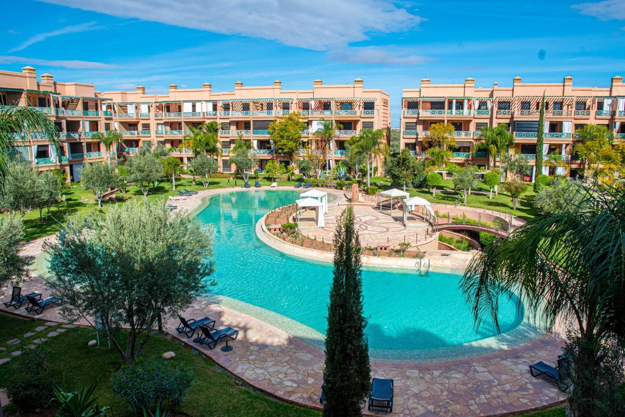 公寓 Tibouda House Deluxe Avec Piscine - Familiale 马拉喀什
